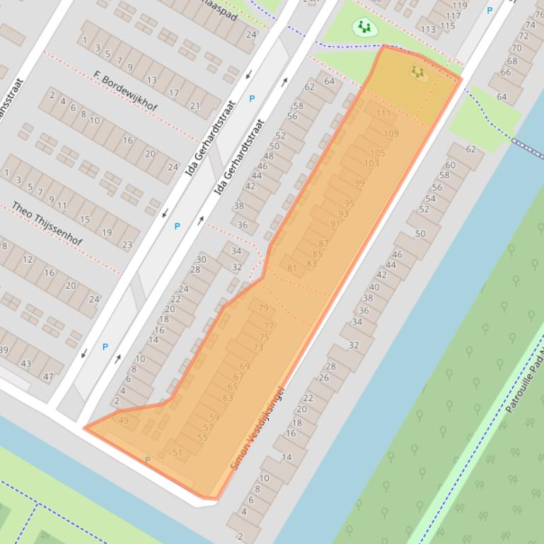 Kaart van postcodegebied 6836VA.