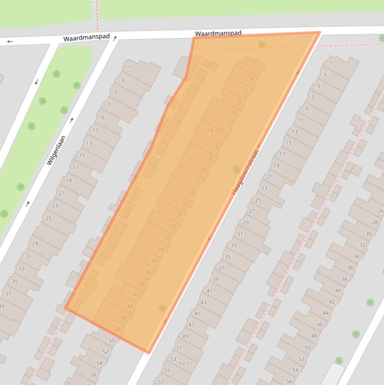 Kaart van postcodegebied 6841AL.