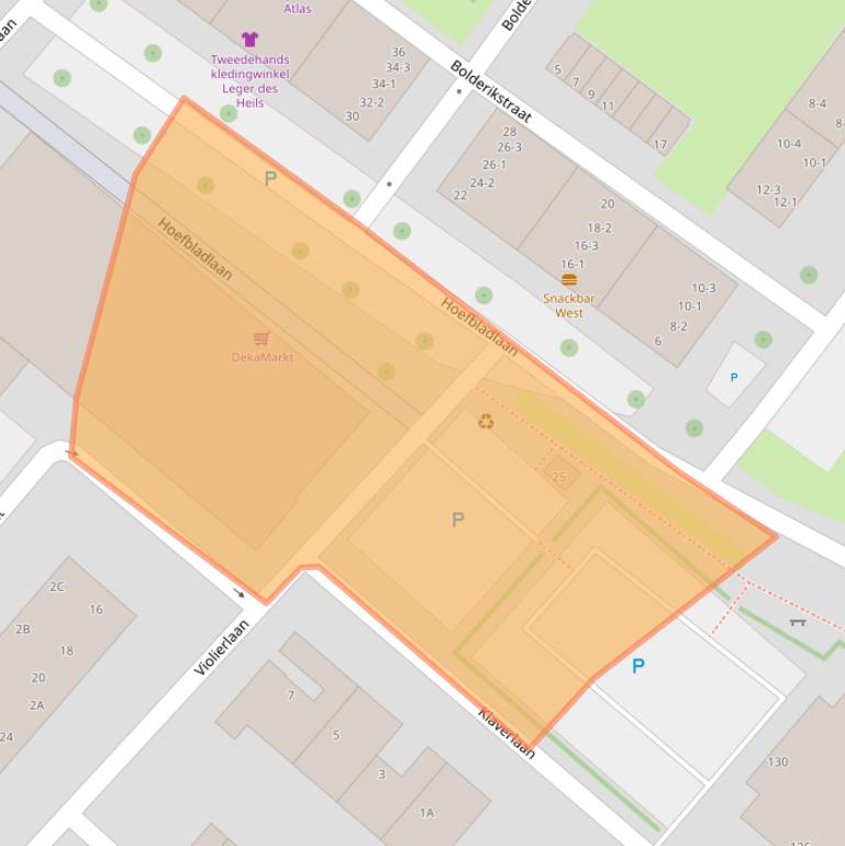 Kaart van postcodegebied 6841CC.