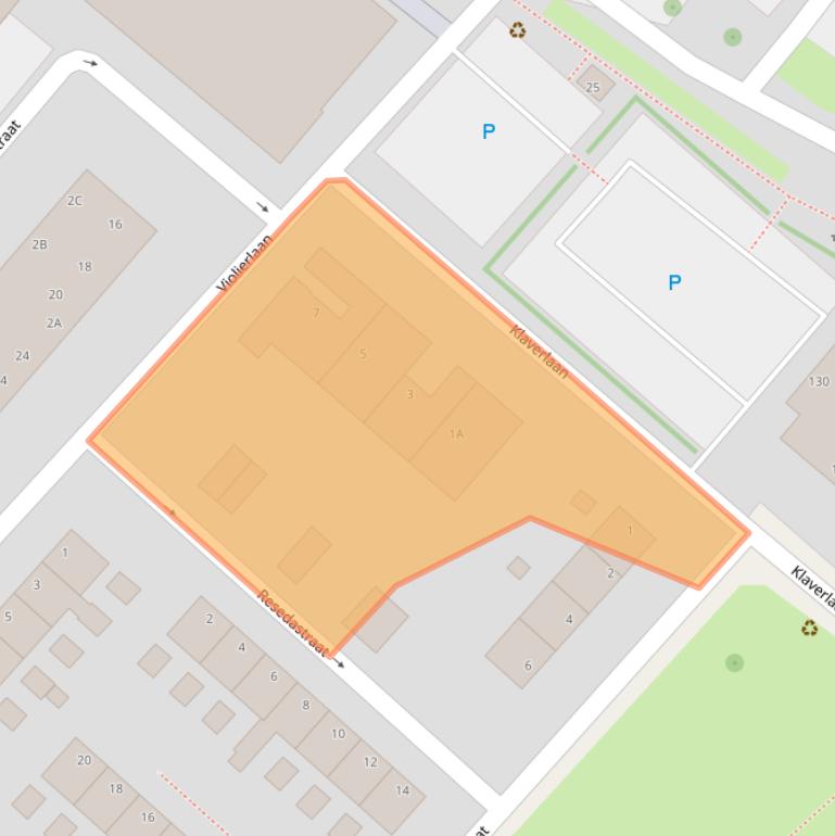 Kaart van postcodegebied 6841CG.