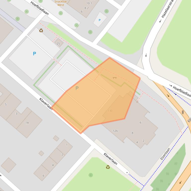 Kaart van postcodegebied 6841CK.