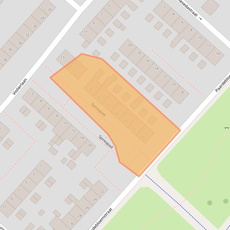 Kaart van postcodegebied 6841CM.