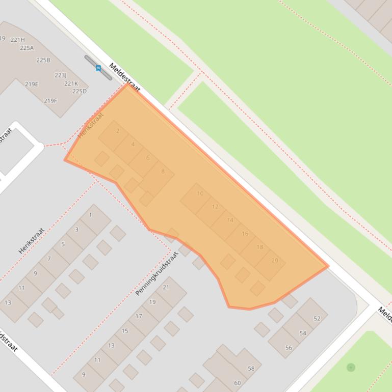 Kaart van postcodegebied 6841DA.