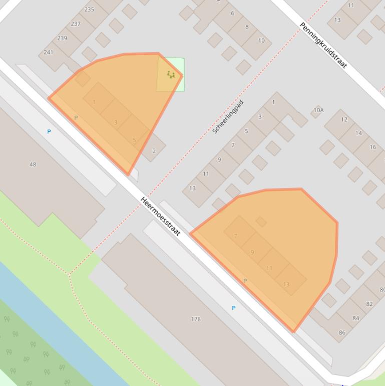 Kaart van postcodegebied 6841DH.