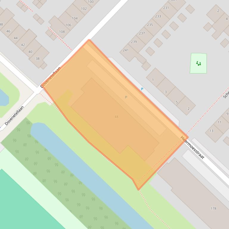 Kaart van postcodegebied 6841DJ.