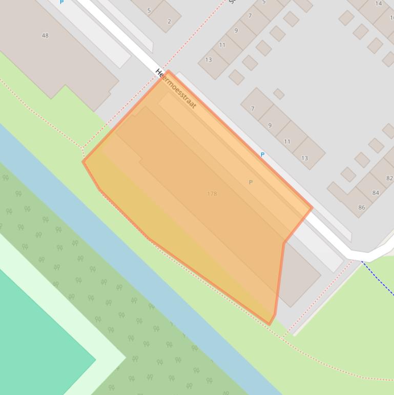 Kaart van postcodegebied 6841DM.