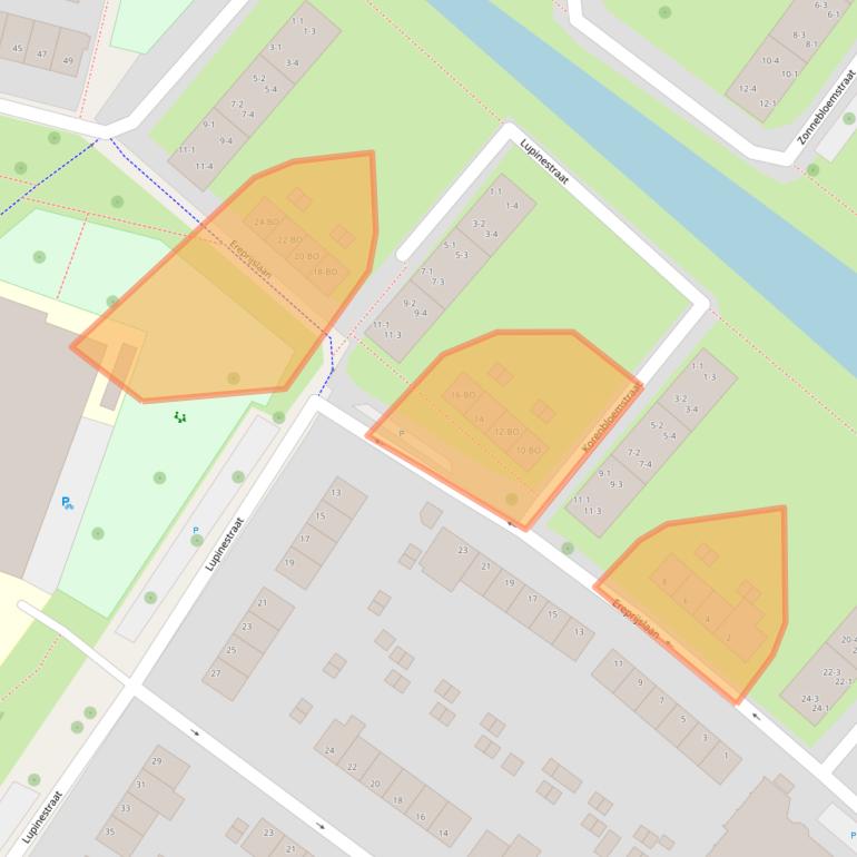Kaart van postcodegebied 6841ES.