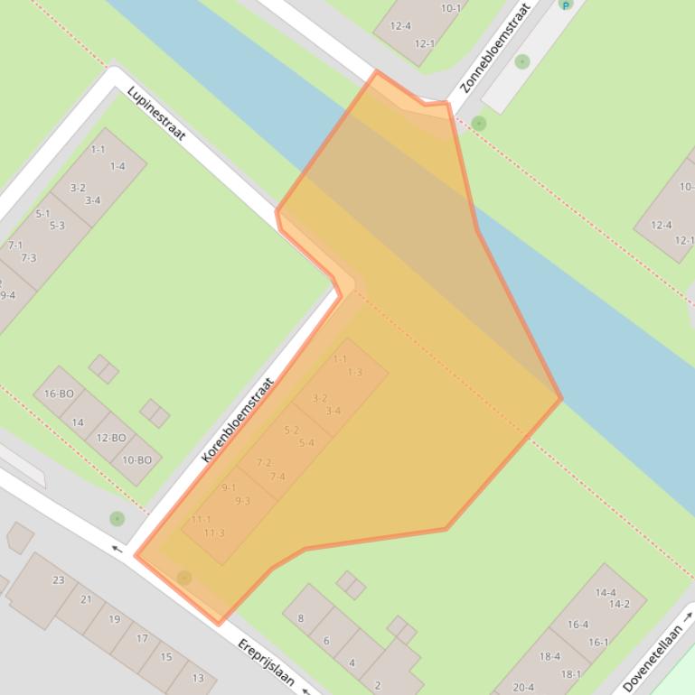 Kaart van postcodegebied 6841ET.