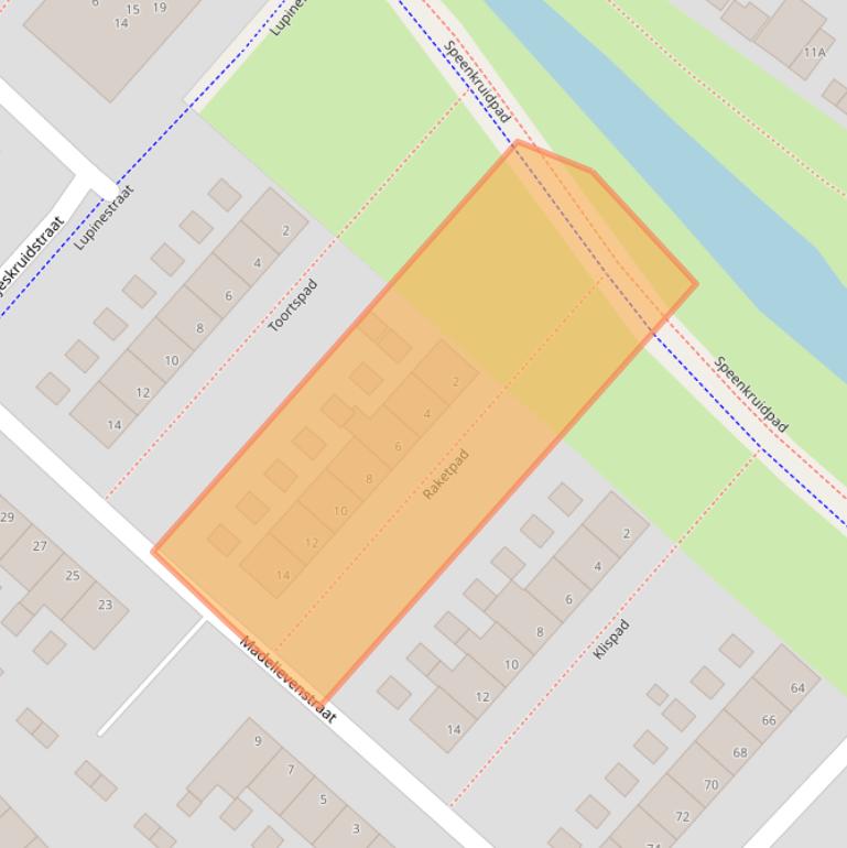 Kaart van postcodegebied 6841GV.