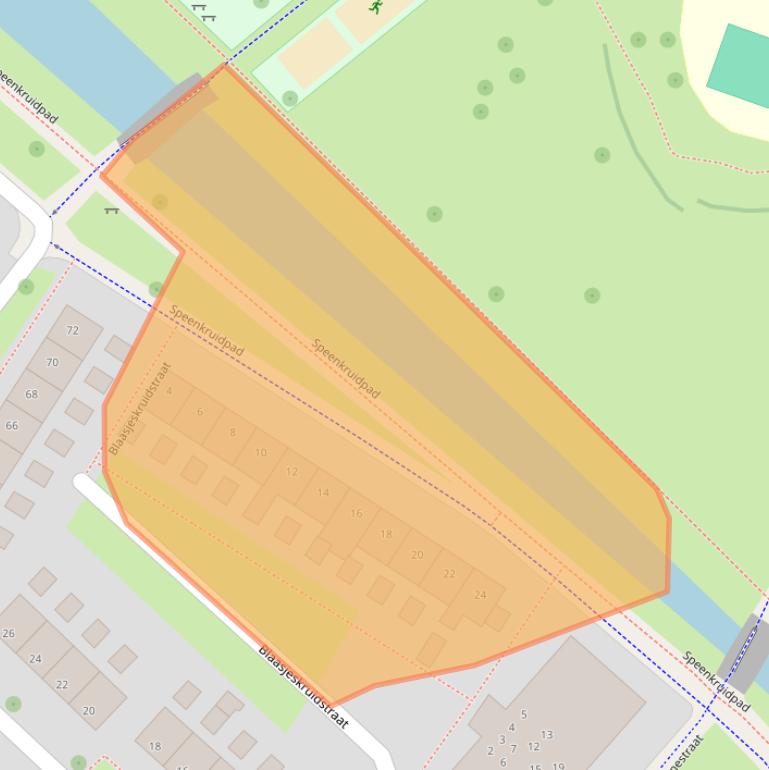 Kaart van postcodegebied 6841GX.