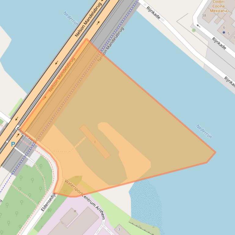 Kaart van postcodegebied 6841HK.