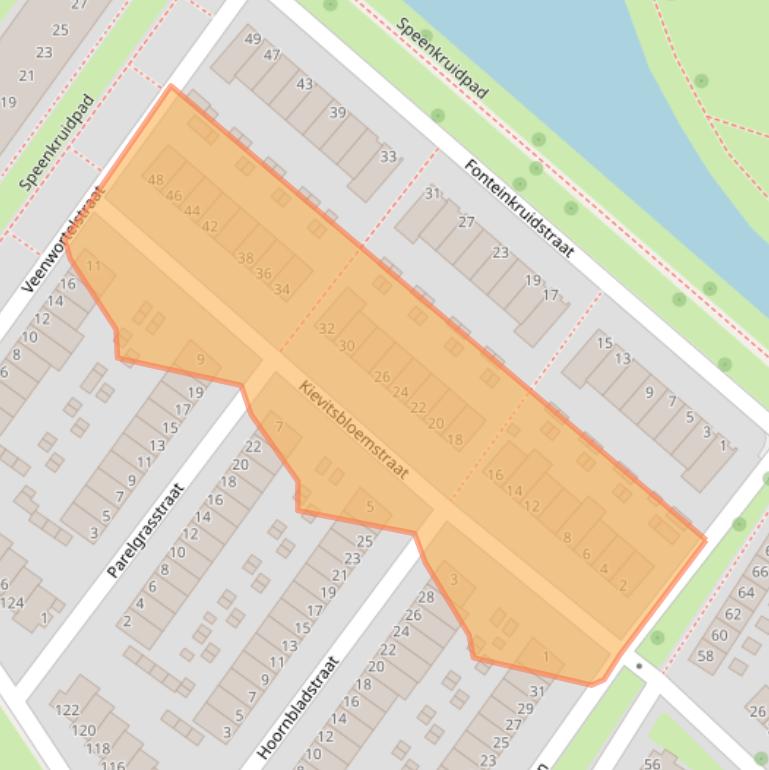 Kaart van postcodegebied 6841KG.