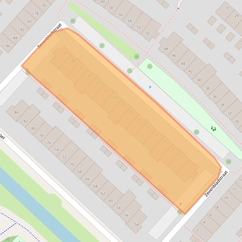 Kaart van postcodegebied 6841KV.