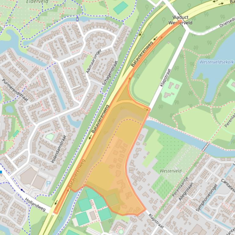 Kaart van postcodegebied 6842AD.