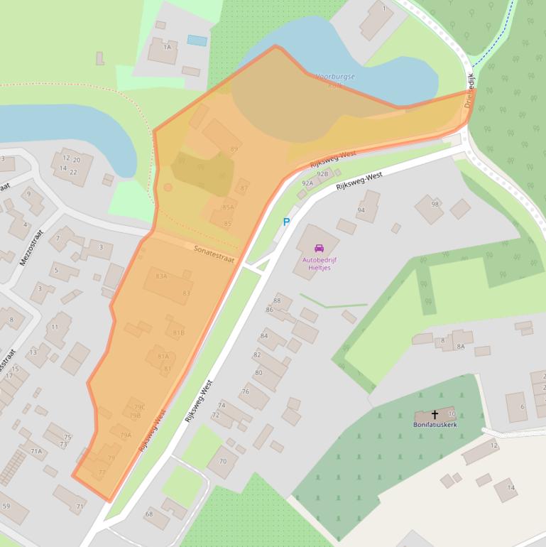 Kaart van postcodegebied 6842BC.