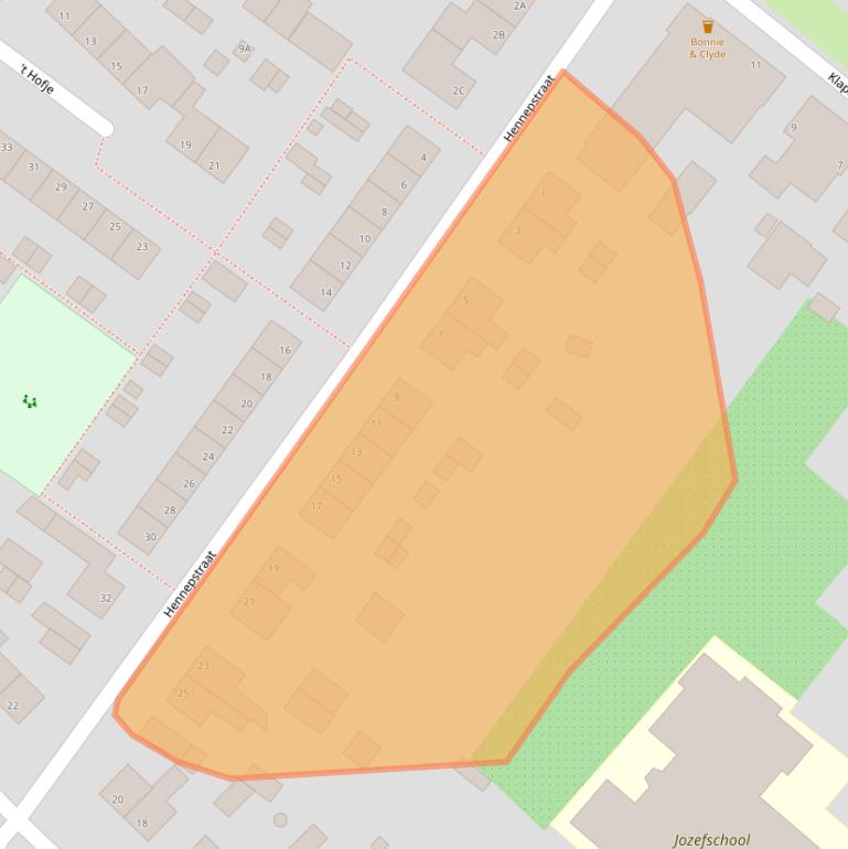 Kaart van postcodegebied 6842BH.