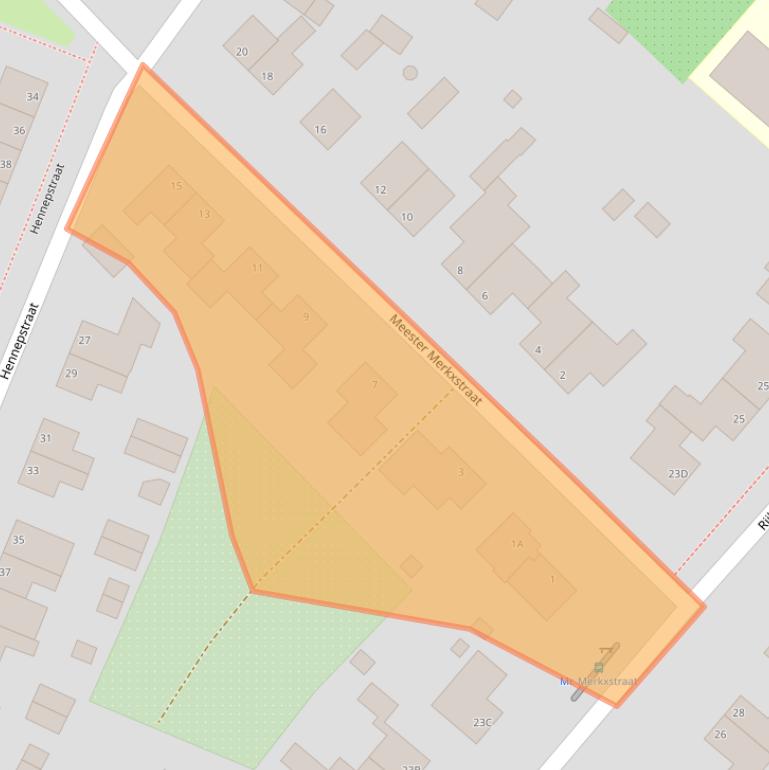 Kaart van postcodegebied 6842CA.