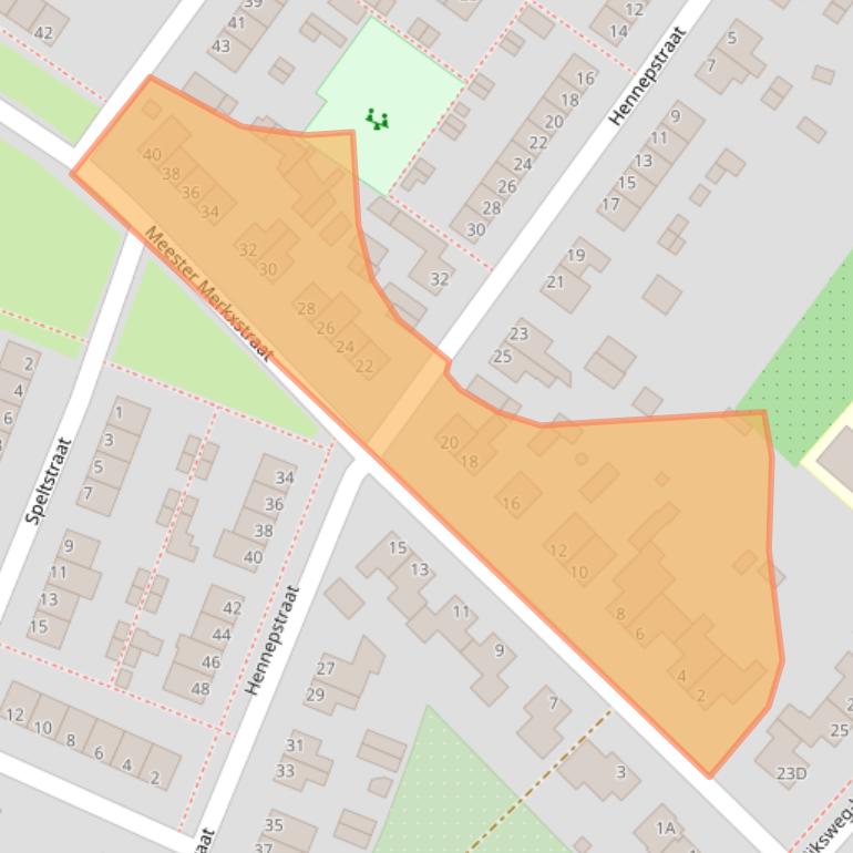 Kaart van postcodegebied 6842CB.