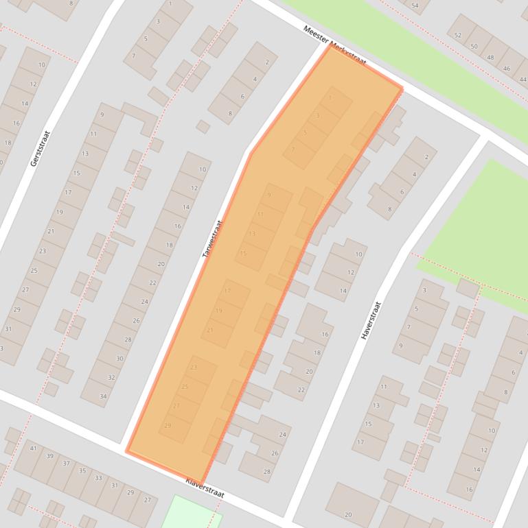 Kaart van postcodegebied 6842CH.