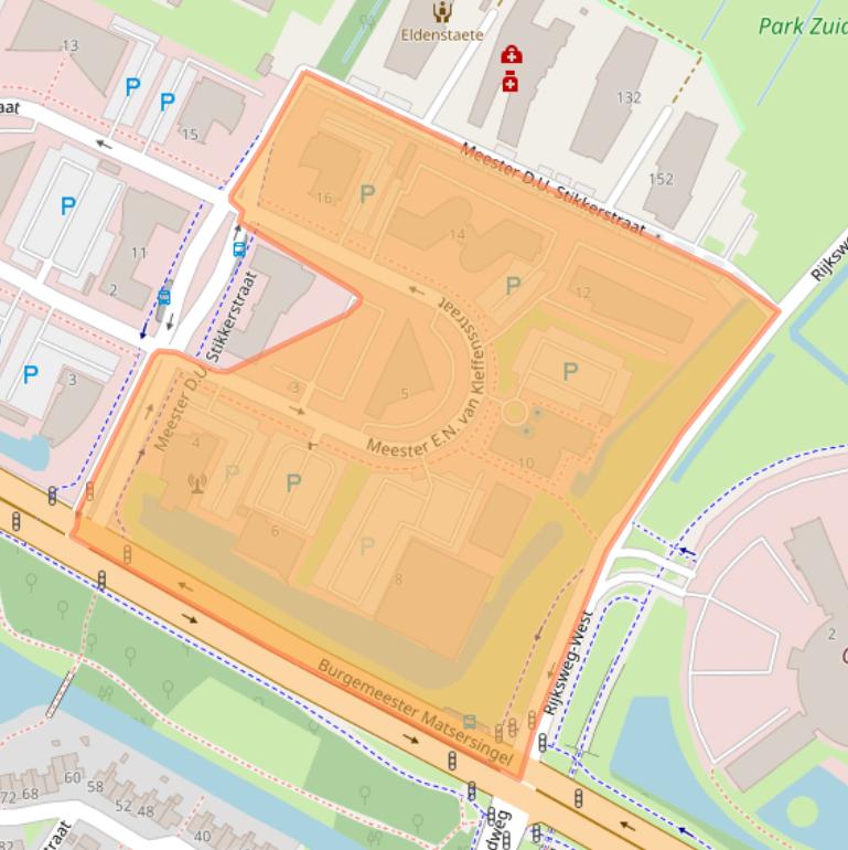 Kaart van postcodegebied 6842CV.