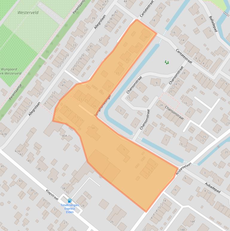 Kaart van postcodegebied 6842DC.