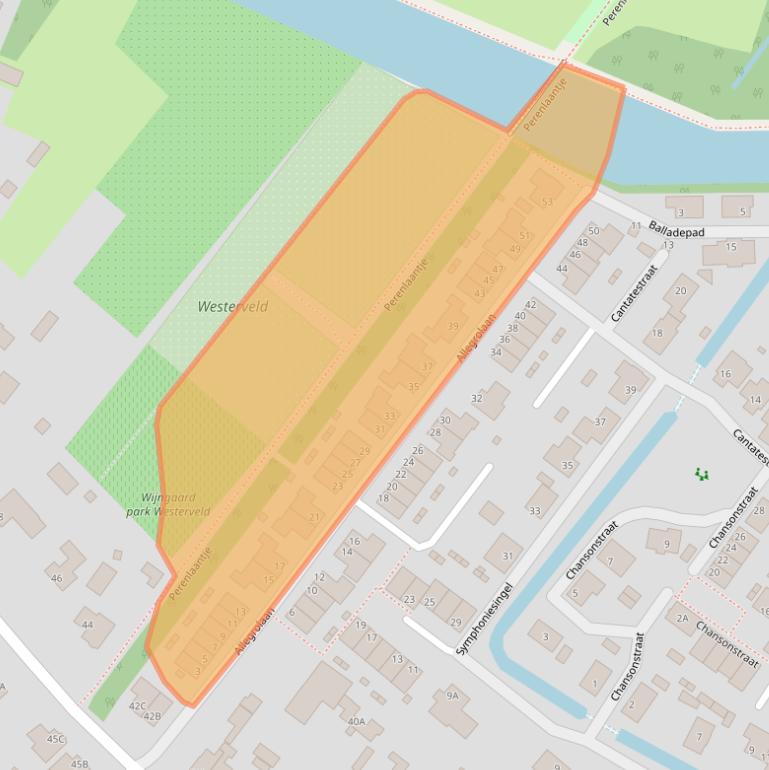 Kaart van postcodegebied 6842DD.