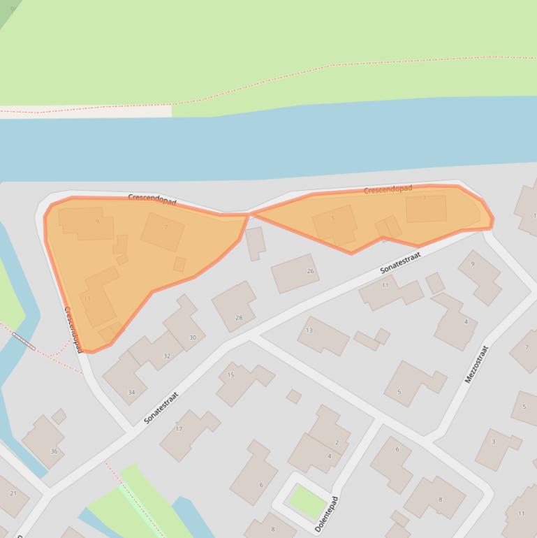 Kaart van postcodegebied 6842DL.