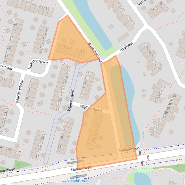 Kaart van postcodegebied 6843AA.