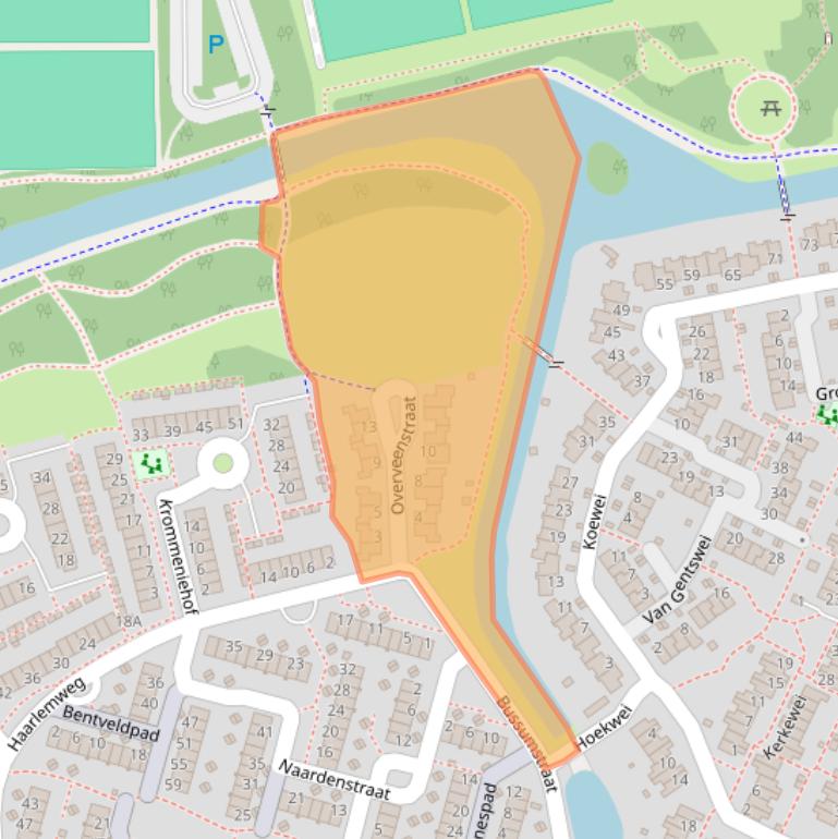 Kaart van postcodegebied 6843AB.