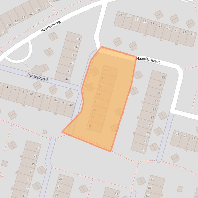 Kaart van postcodegebied 6843AD.