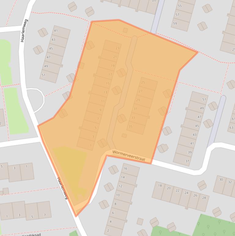Kaart van postcodegebied 6843AK.