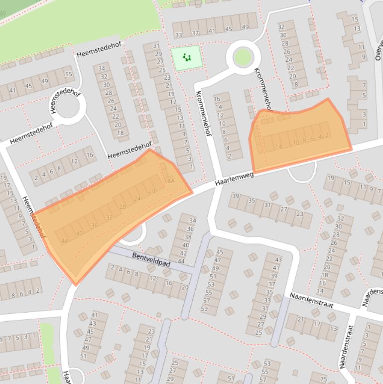 Kaart van postcodegebied 6843AM.