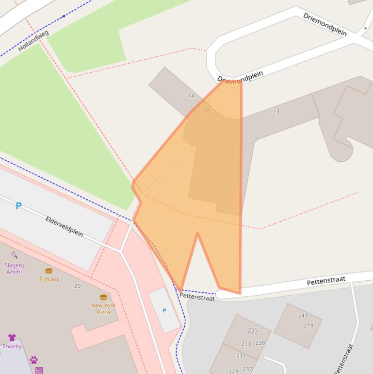 Kaart van postcodegebied 6843AS.