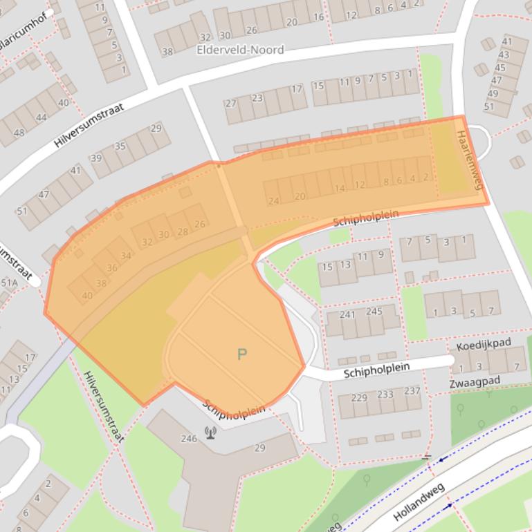 Kaart van postcodegebied 6843BB.