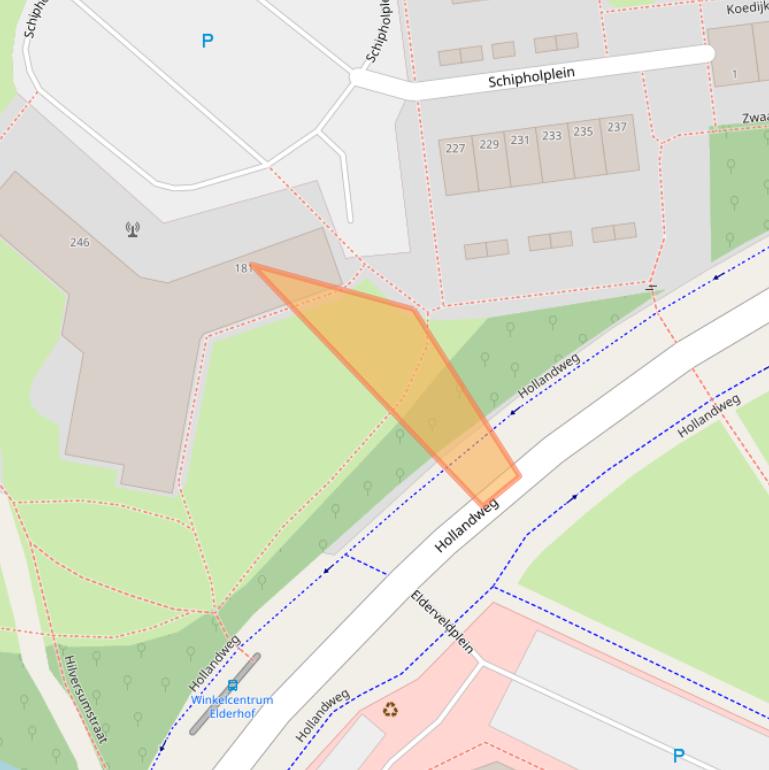 Kaart van postcodegebied 6843BC.