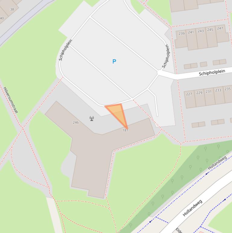 Kaart van postcodegebied 6843BE.