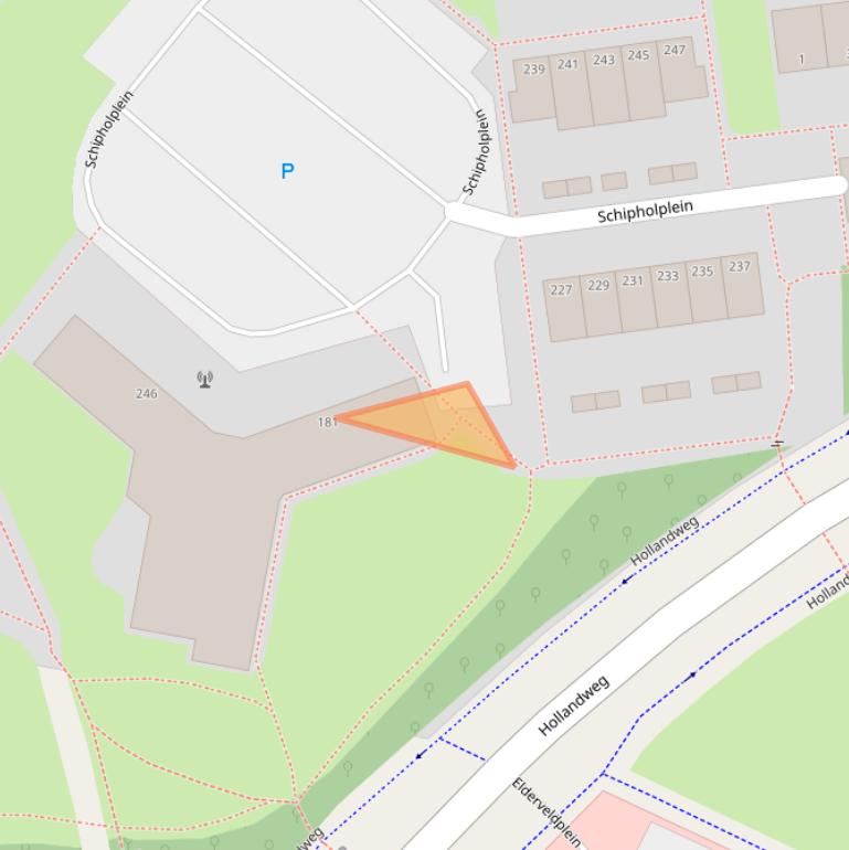 Kaart van postcodegebied 6843BJ.