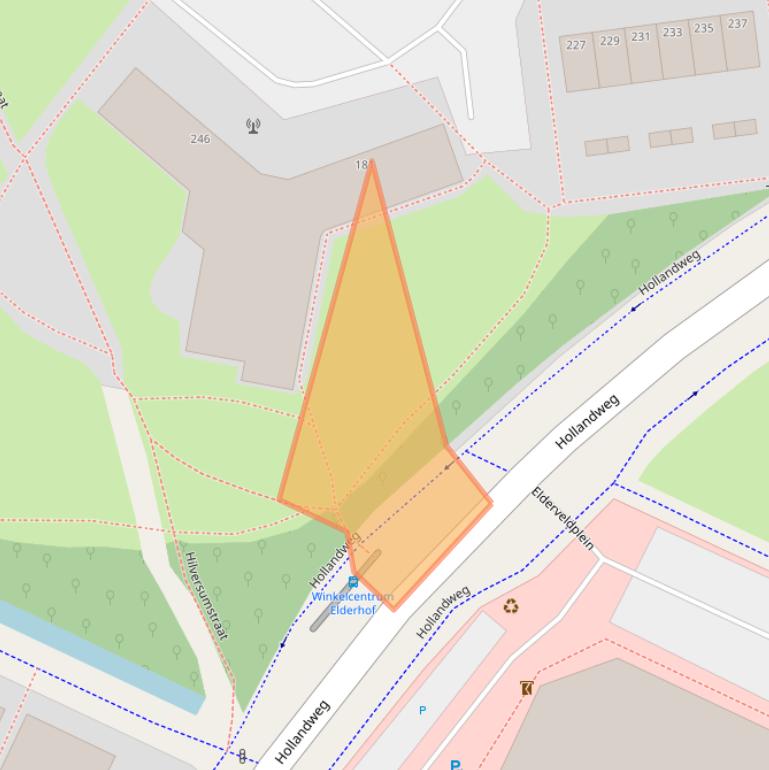 Kaart van postcodegebied 6843BM.