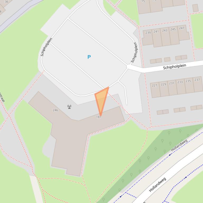 Kaart van postcodegebied 6843BP.