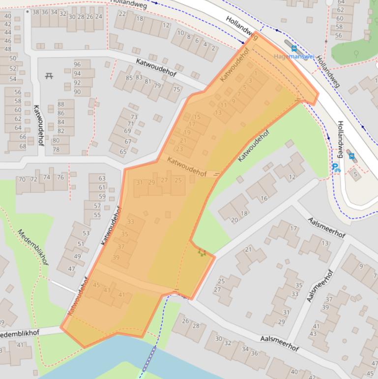 Kaart van postcodegebied 6843CA.