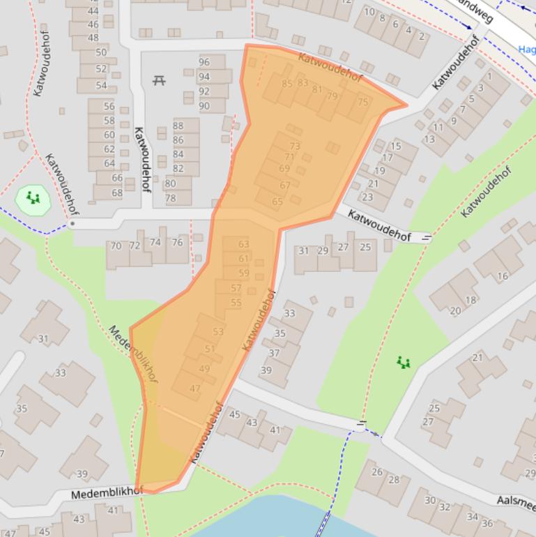 Kaart van postcodegebied 6843CB.