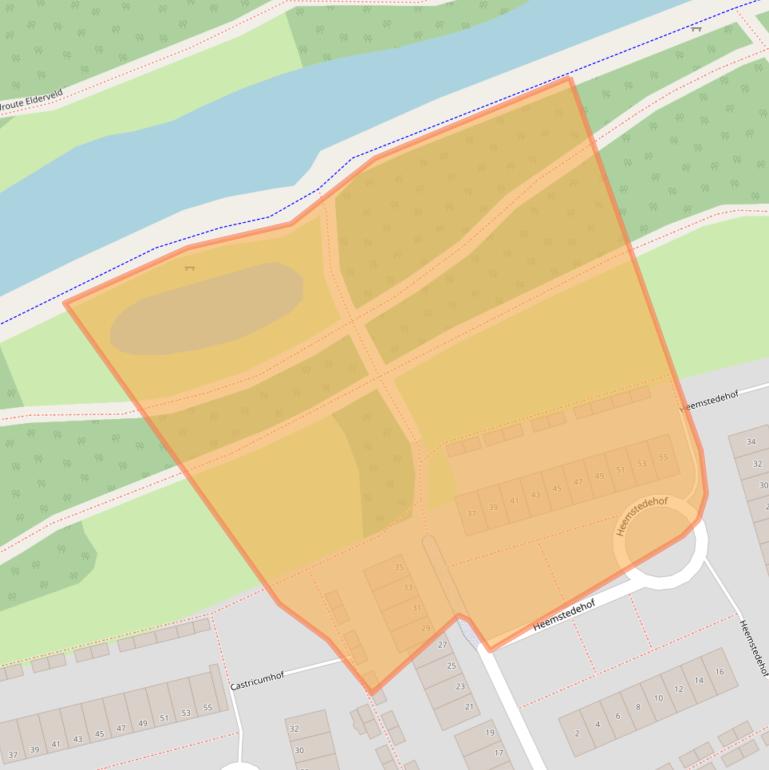 Kaart van postcodegebied 6843CL.