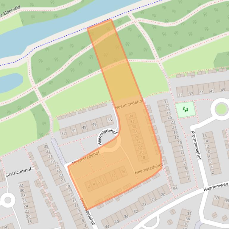 Kaart van postcodegebied 6843CM.