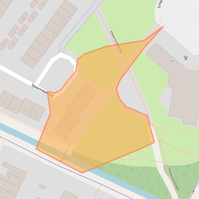 Kaart van postcodegebied 6843DC.