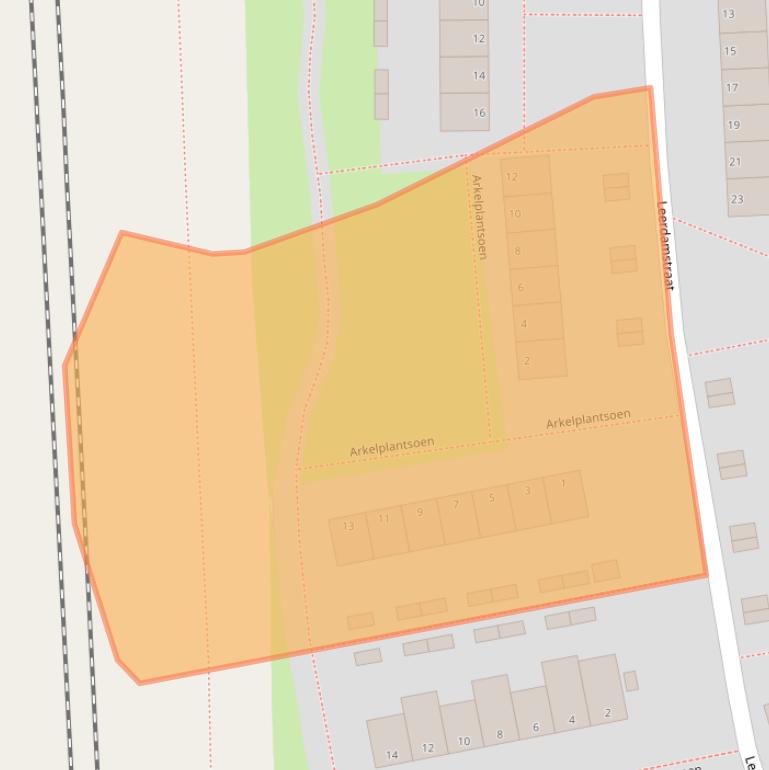 Kaart van postcodegebied 6843DV.