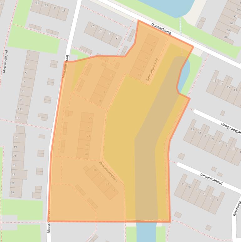 Kaart van postcodegebied 6843EE.