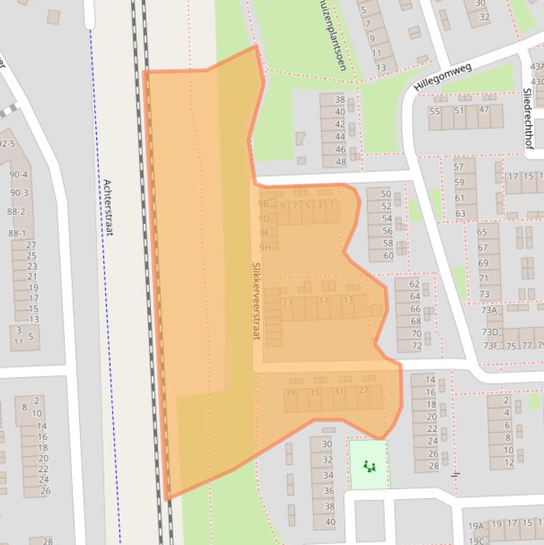 Kaart van postcodegebied 6843GA.