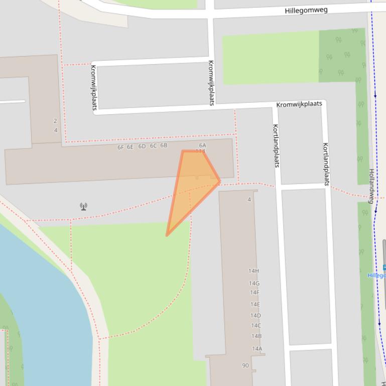 Kaart van postcodegebied 6843GV.