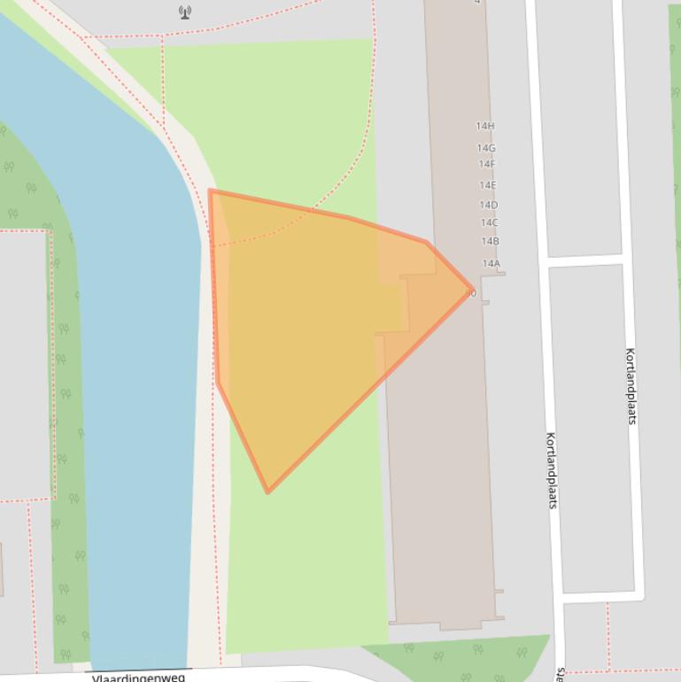 Kaart van postcodegebied 6843HD.