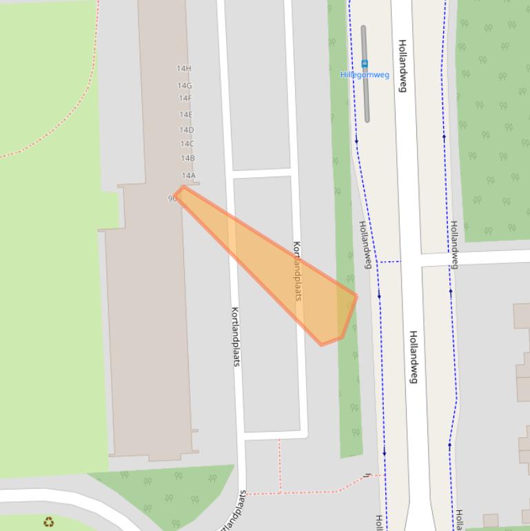 Kaart van postcodegebied 6843HE.